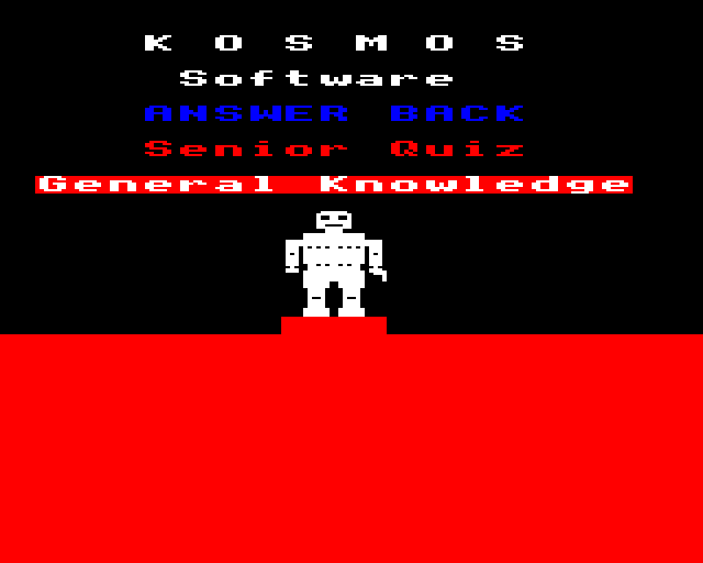Game cover: Answer Back Senior Quiz