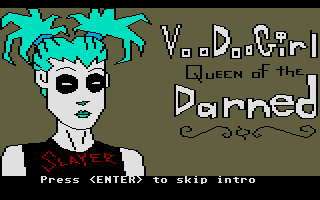Game cover: Voodoo Girl: Queen of the Darned