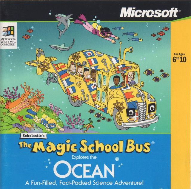 Game cover: Scholastic's The Magic School Bus Explores the Ocean