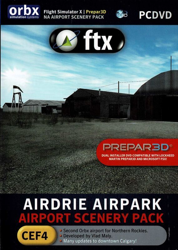 Game cover: FTX Airdrie Airpark: Airport Scenery Pack