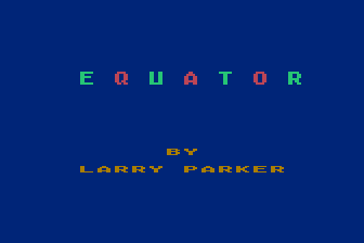 Game cover: Equator