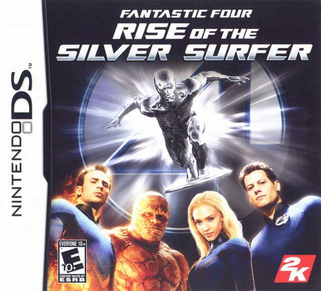 Game cover: Fantastic Four: Rise of the Silver Surfer