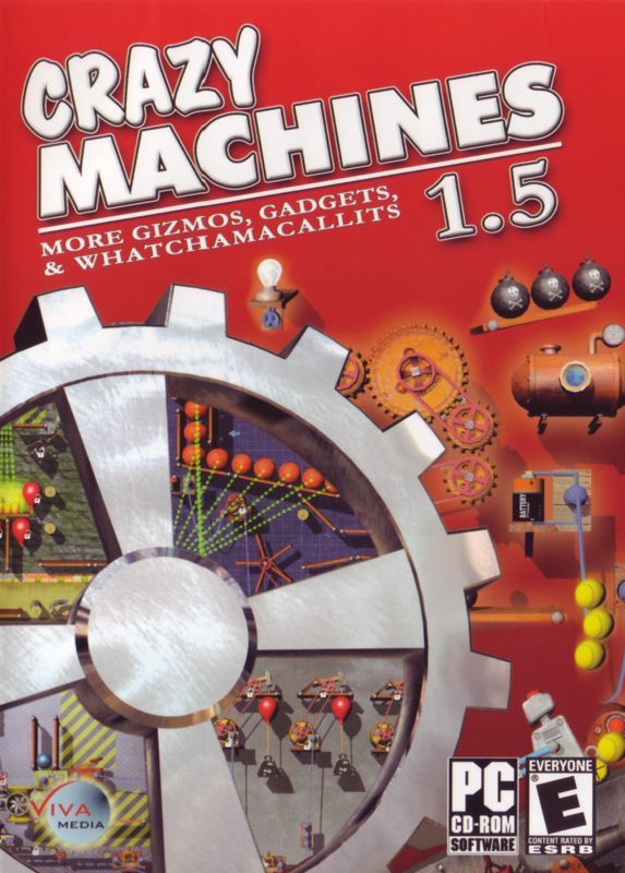 Game cover: Crazy Machines 1.5: More Gizmos, Gadgets, & Whatchamacallits