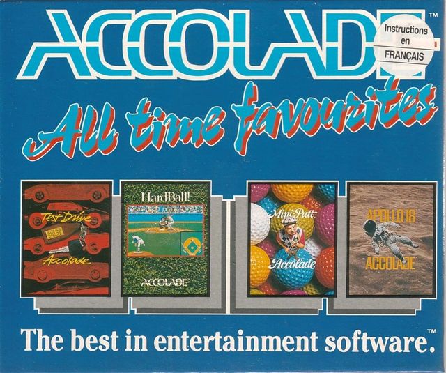 Game cover: Accolade All Time Favourites