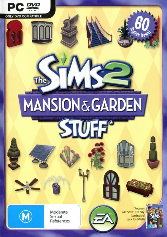 Game cover: The Sims 2: Mansion & Garden Stuff