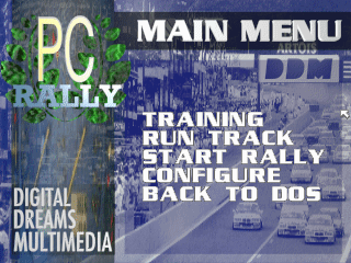 Game cover: PC Rally