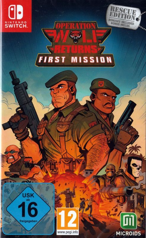 Game cover: Operation Wolf Returns: First Mission (Rescue Edition)
