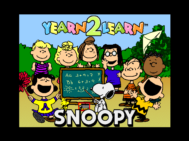 Game cover: Yearn2Learn: Snoopy