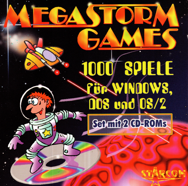 Game cover: Megastorm Games: 1000 Spiele für Windows, DOS & OS/2