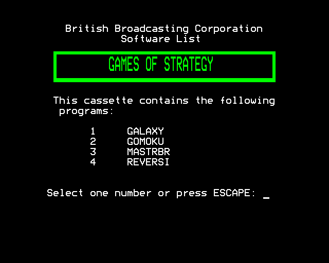 Game cover: Games of Strategy