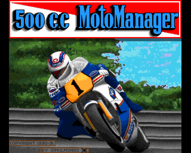 Game cover: 500cc Motomanager