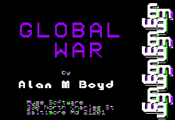 Game cover: Global War