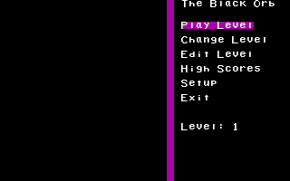 Game cover: The Black Orb