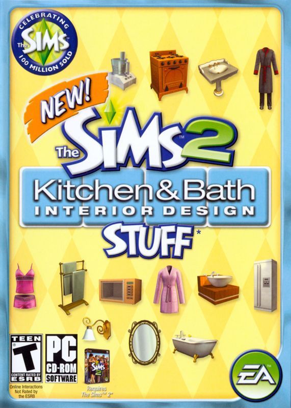Game cover: The Sims 2: Kitchen & Bath Interior Design Stuff