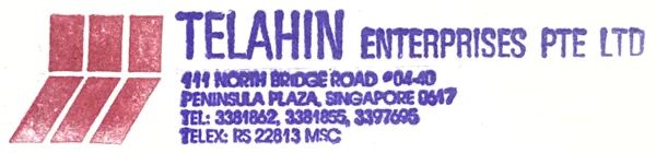 Logo: Telahin Enterprises Pte Ltd