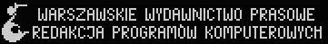 Logo: Warszawskie Wydawnictwo Prasowe