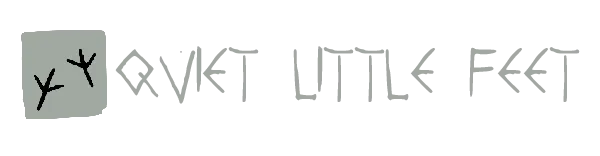 Logo: Quiet Little Feet
