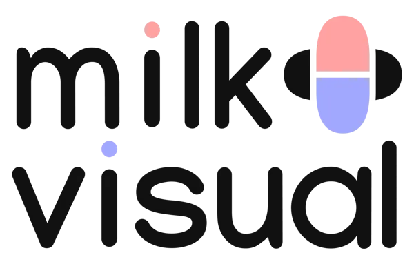 Logo: milk+ visual