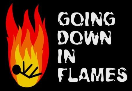 Logo: Going Down In Flames