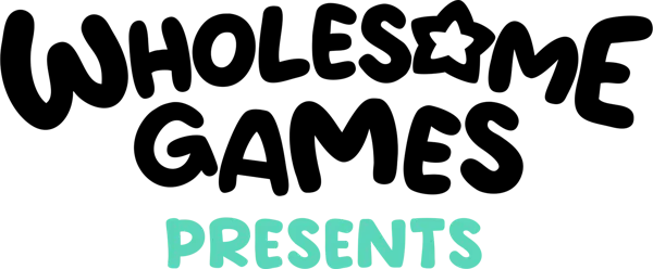 Logo: Wholesome Games Presents