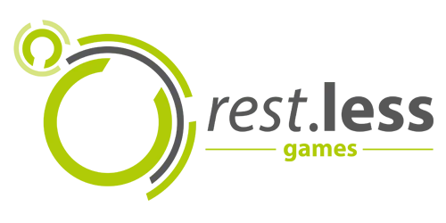 Logo: rest.less Games