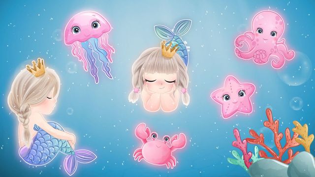 Game cover: Mermaid Story: Pack of Friends