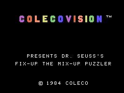 Game cover: Dr. Seuss's Fix-Up the Mix-Up Puzzler