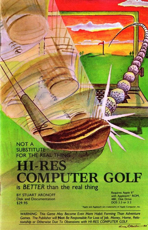 Game cover: Hi-Res Computer Golf