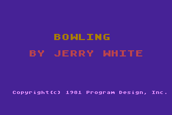 Game cover: Bowling