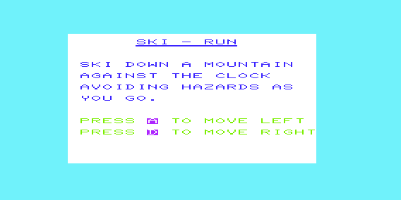 Game cover: Ski-Run