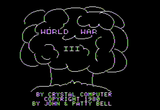 Game cover: World War III