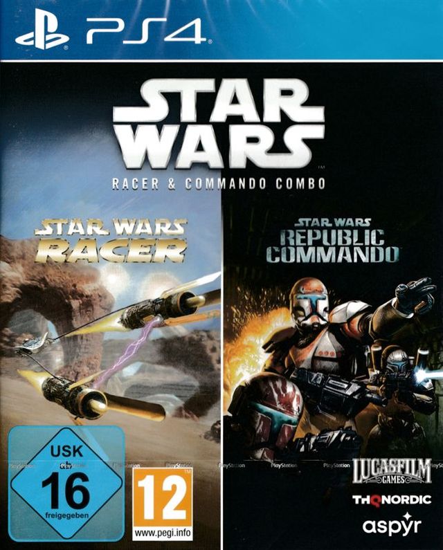 Game cover: Star Wars: Racer & Commando Combo