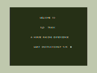 Game cover: T&D Track
