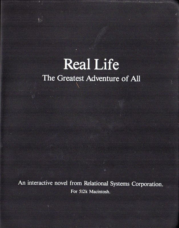 Game cover: Real Life: The Greatest Adventure of All