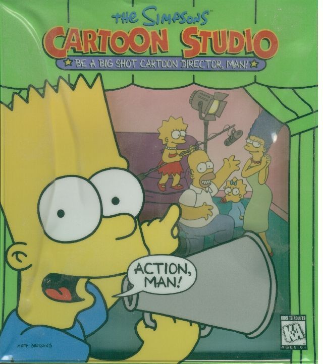 Game cover: The Simpsons Cartoon Studio
