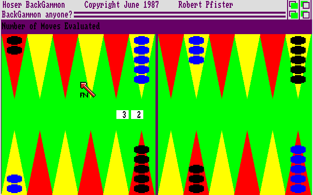Game cover: Hoser Backgammon