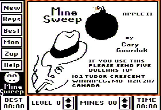 Game cover: Mine Sweep