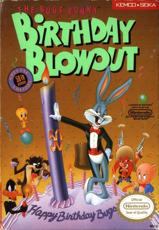 Game cover: The Bugs Bunny Birthday Blowout