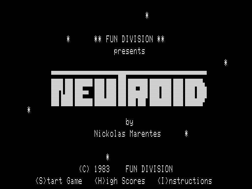 Game cover: Neutroid