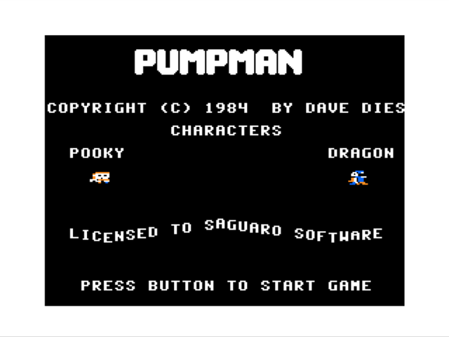 Game cover: Pumpman