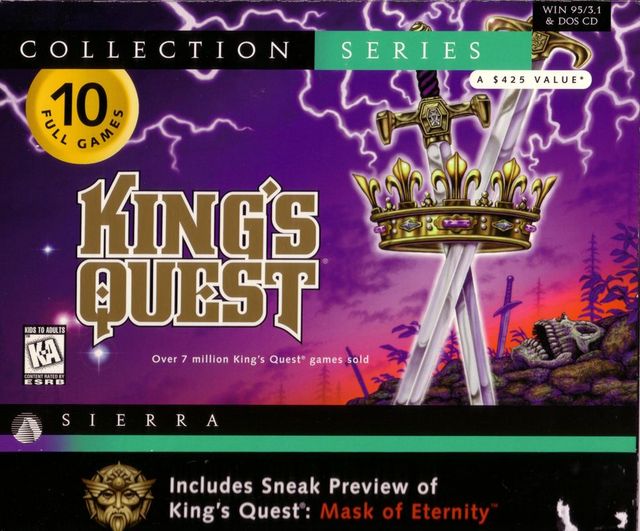 Game cover: King's Quest: Collection Series