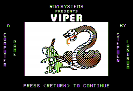 Game cover: Viper