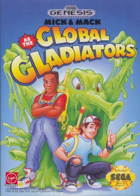 Game cover: Mick & Mack as the Global Gladiators