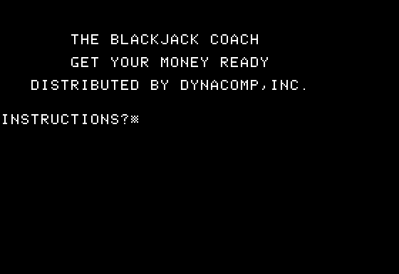 Game cover: Blackjack Coach