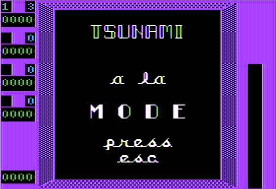 Game cover: Tsunami