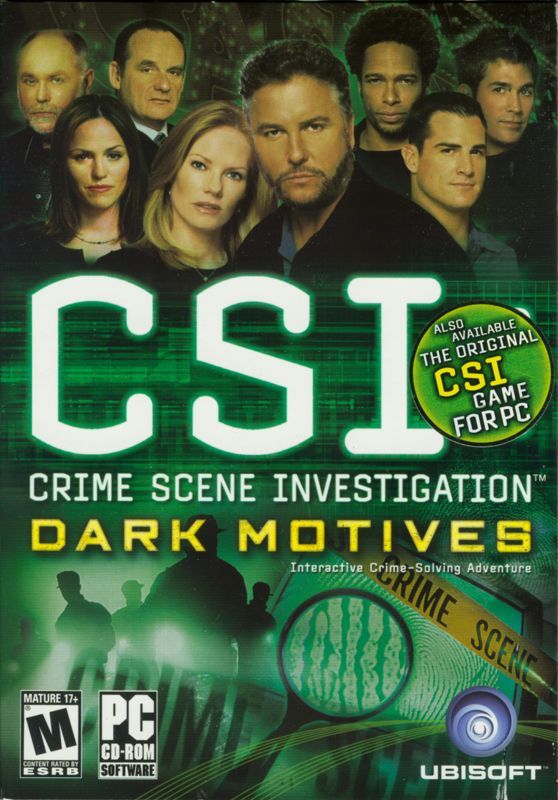 Game cover: CSI: Crime Scene Investigation - Dark Motives