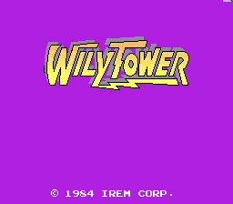 Game cover: Wily Tower