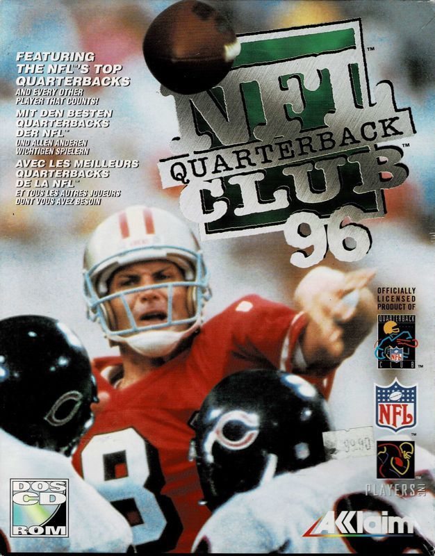 Game cover: NFL Quarterback Club 96