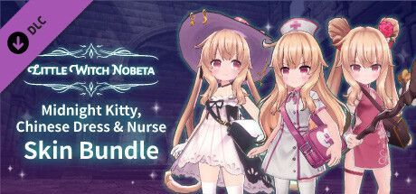 Game cover: Little Witch Nobeta: Midnight Kitty, Chinese Dress & Nurse Skin Bundle