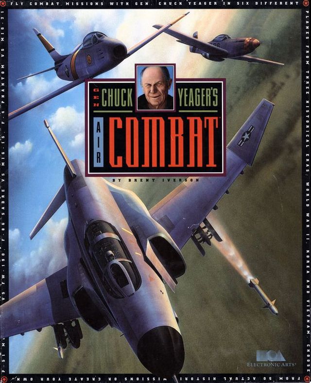Game cover: Chuck Yeager's Air Combat